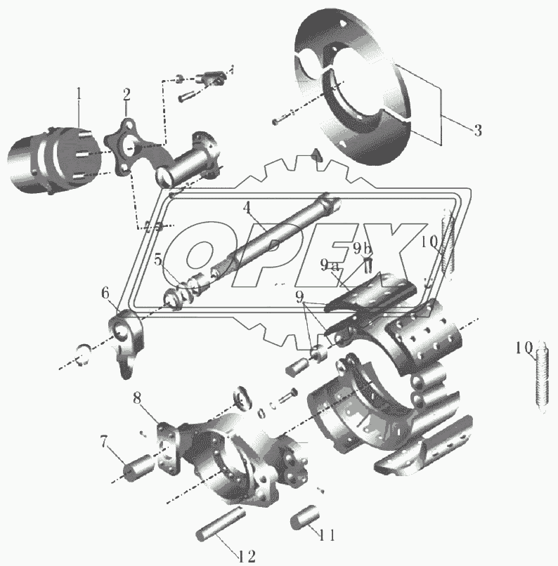 2400-00616 Тормоз заднего моста (3)