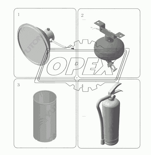 H531-8211 Сборка устройства огнетушения