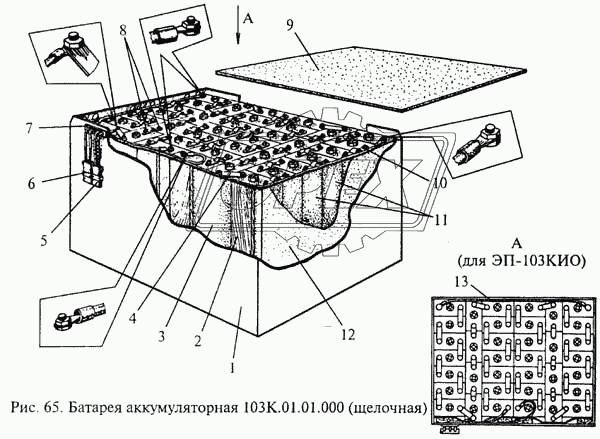 Батарея 103K.01.01.000 (щелочная)