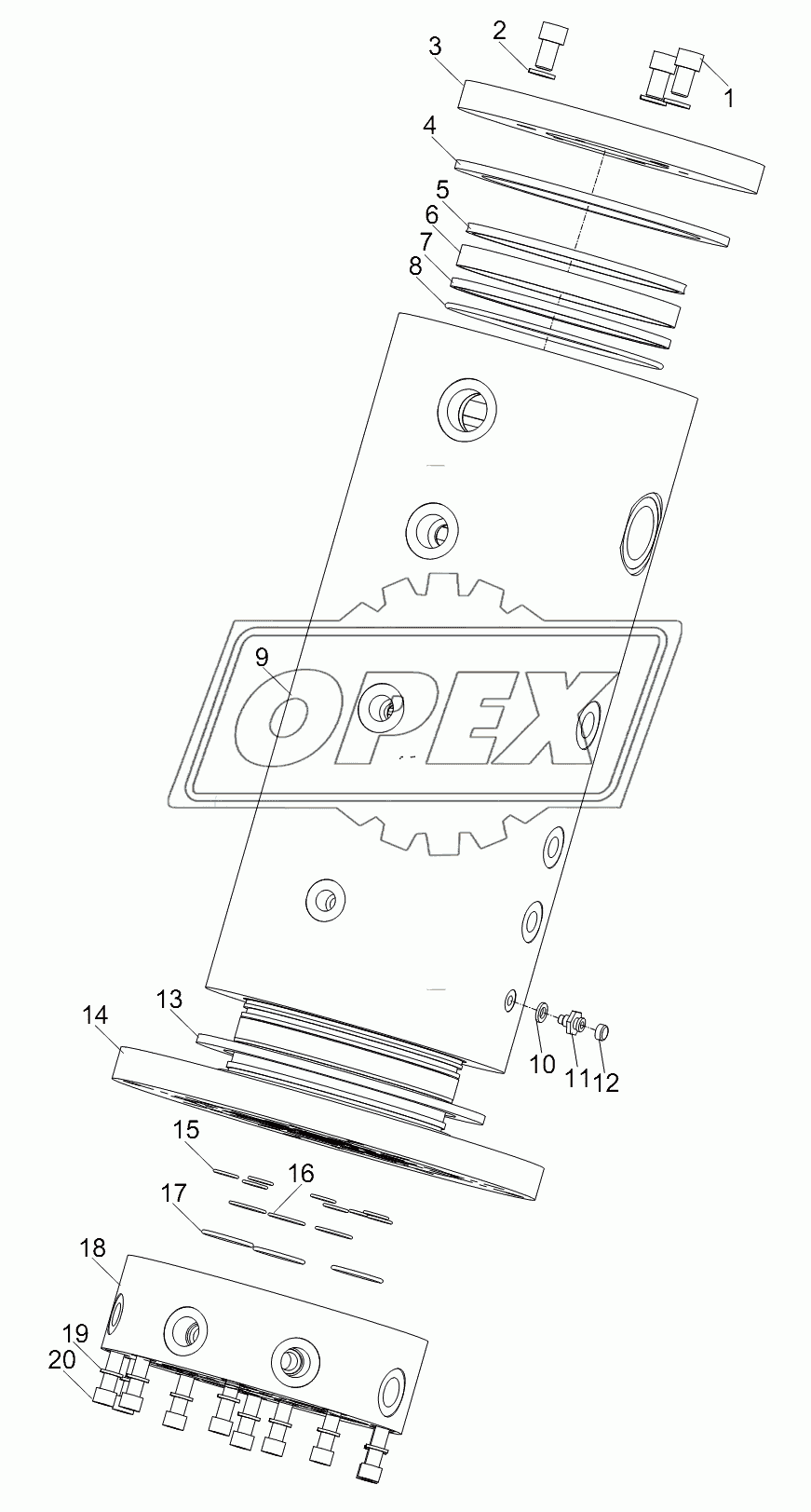 CENTRE REVOLVING JOINT