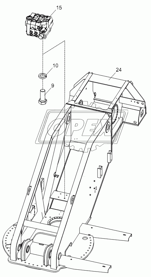 DERRICKING TELESCOPING VALVE INSTALLATION