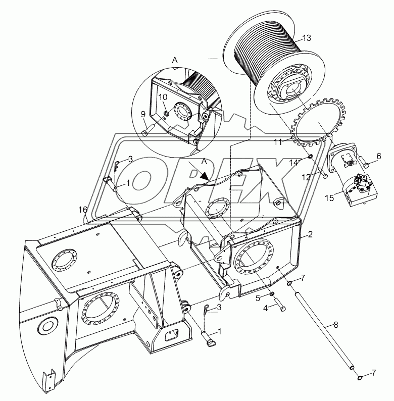 AUXILAIRY WINCH MECHANISM