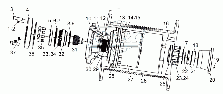 WINCH REDUCER 2