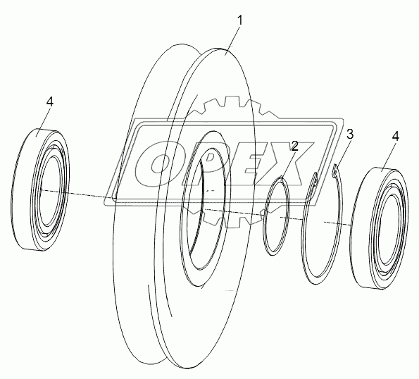 PULLEY ASSY 6