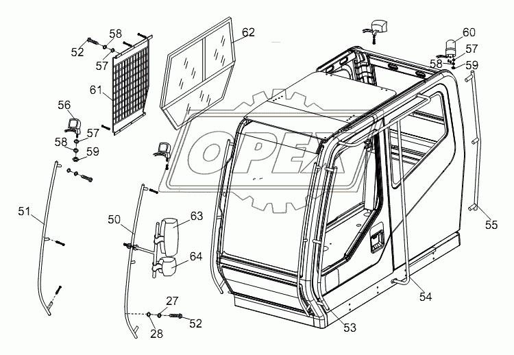 DRIVER'S CAB ASSY