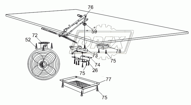 ROOF WIPER SYSTEM AND FAN