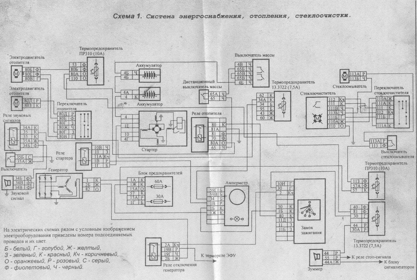 Схема дворников камаз 5511